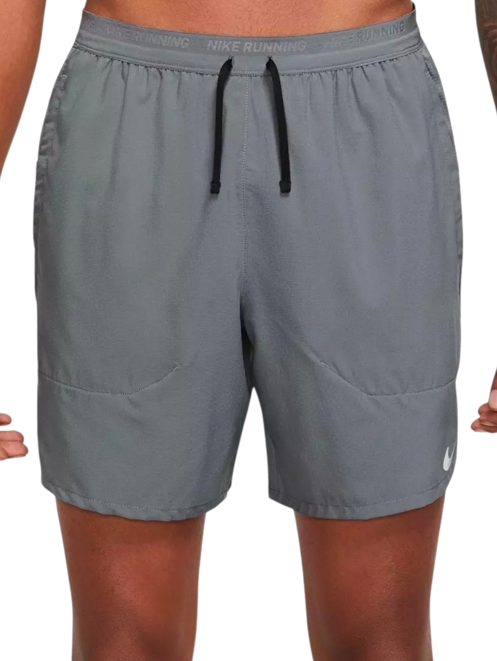 Nike Dri-FIT Flex Stride 5" 2-in-1 Running Shorts Gray Mens Size XL X-L